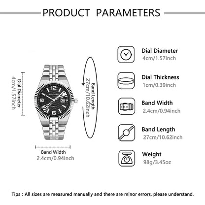 Montre Quartz Homme Élégante – Design Moderne pour le Quotidien et les Occasions