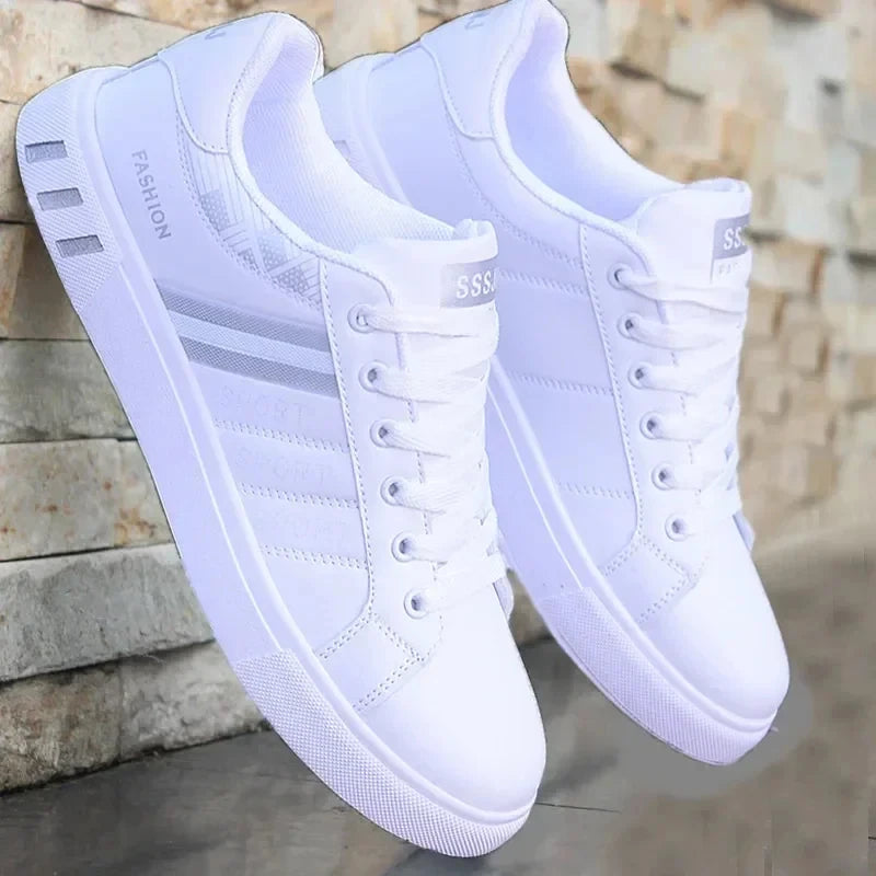 Sneakers Homme d’Été – Chaussures Blanches Casual, Légères et Confortables