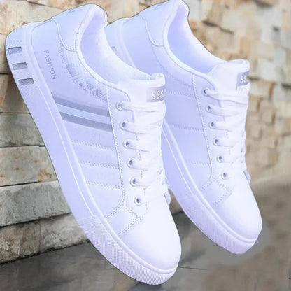 Sneakers Homme d’Été – Chaussures Blanches Casual, Légères et Confortables