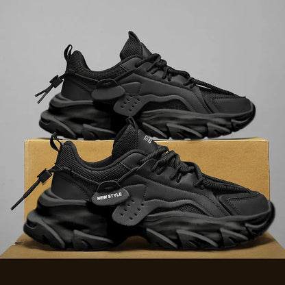 Baskets Homme Respirantes à Semelle Épaisse – Confort & Style pour le Quotidien