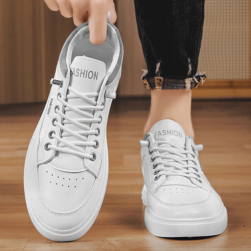 Baskets Homme Blanches Respirantes – Sneakers Modernes & Polyvalentes 2025