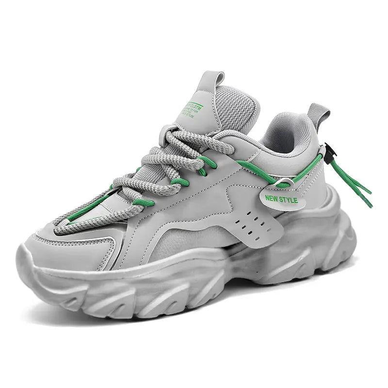 Baskets Homme Respirantes à Semelle Épaisse – Confort & Style pour le Quotidien