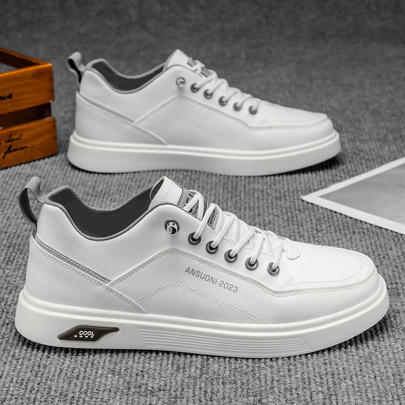 Baskets Homme Blanches Printemps & Automne – Confort, Simplicité et Style