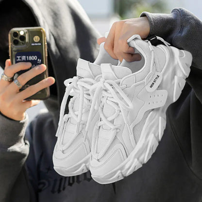 Baskets Homme Respirantes à Semelle Épaisse – Confort & Style pour le Quotidien