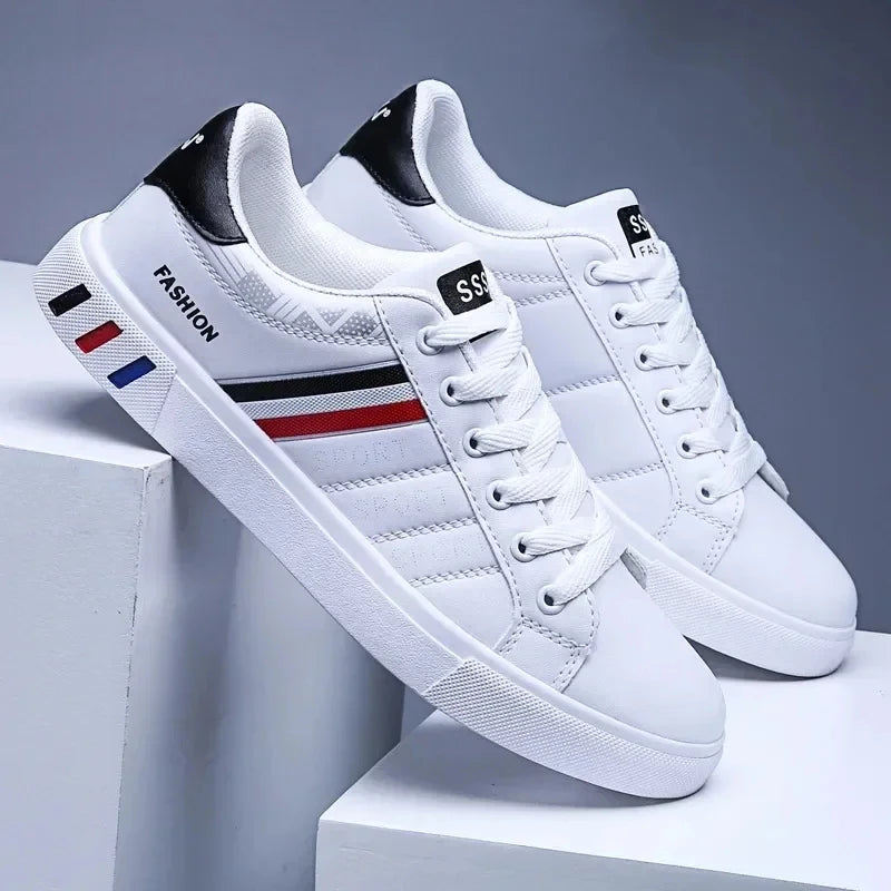 Sneakers Homme d’Été – Chaussures Blanches Casual, Légères et Confortables