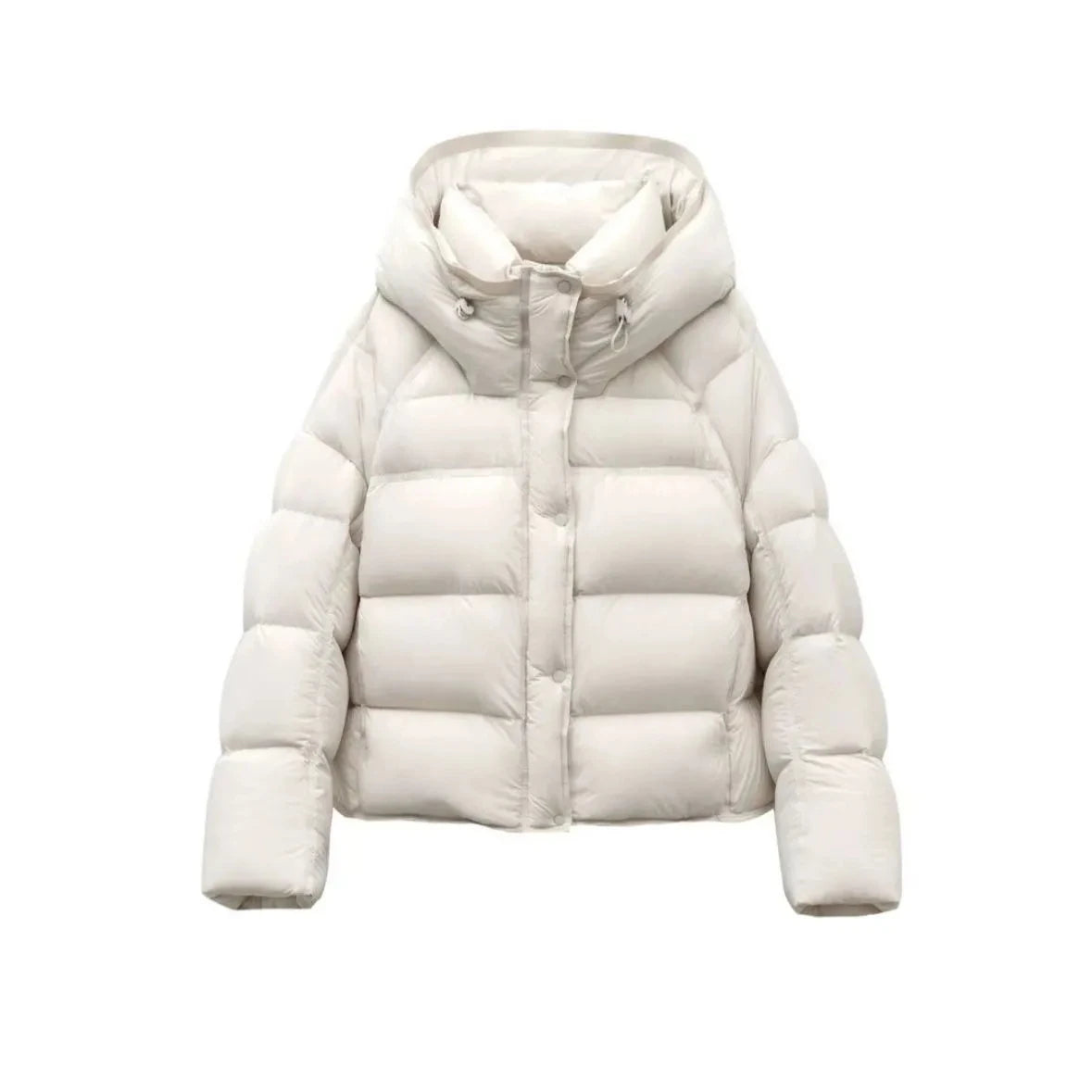 Doudoune Femme Hiver – Veste Courte Chaude à Capuche, Confort et Style Coréen